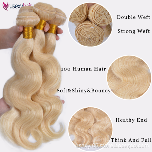 613 blonde virgin hair bundles 100% human hair bundles vendors virgin mink cheap raw brazilian human hair bundles